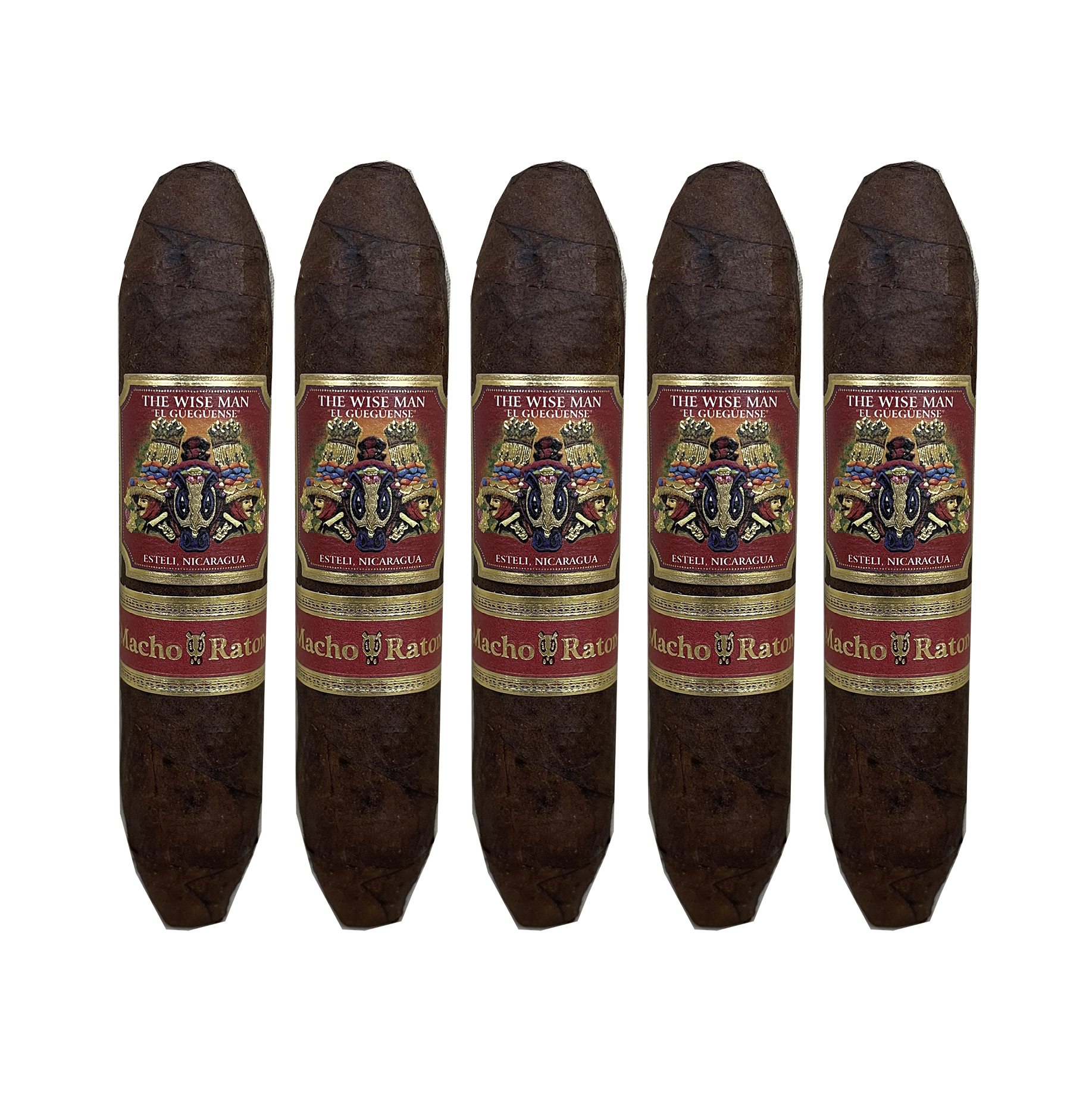 The Wiseman El Gueguense Macho Raton Maduro Cigar - 5 Pack